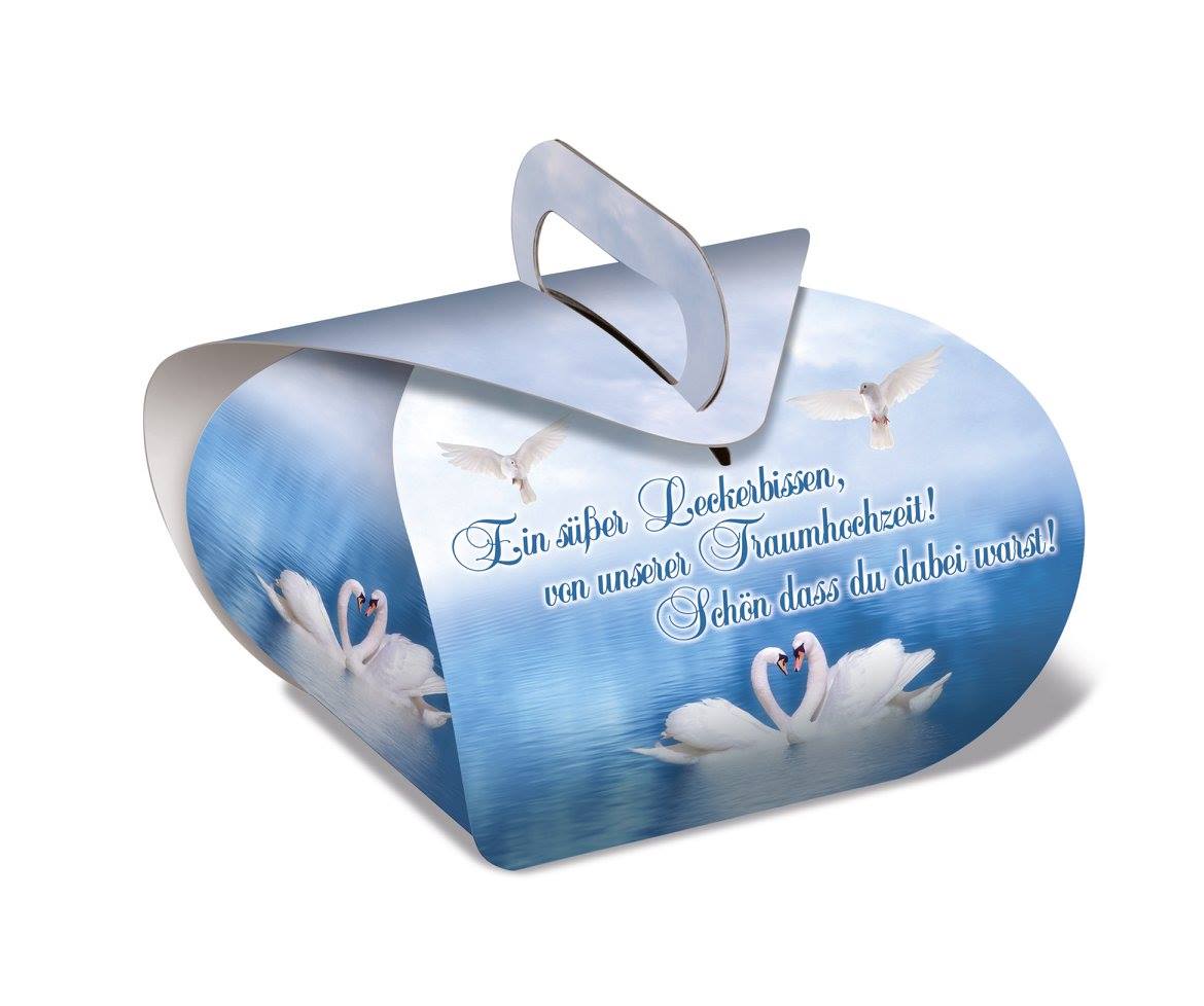 Kuchenbox Take away Box für Hochzeitstortenstücke
